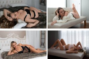 Woman posing in natural light at the best boudoir studio in Orlando