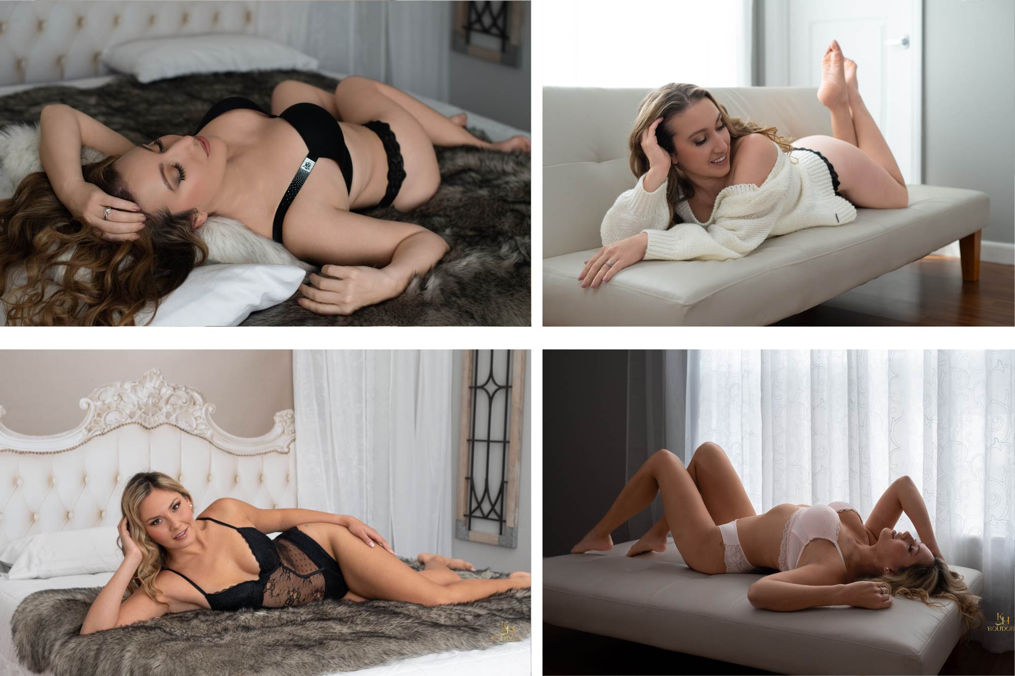 Woman posing in natural light at the best boudoir studio in Orlando
